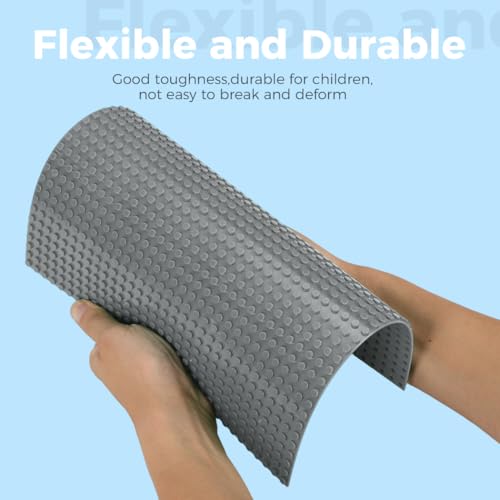 Image of Classic Baseplates Building Plates-10 inch x 10 inch Building Boards,100% Compatible with All Major Brands and Activity Table, Creative Platforms Mats for Toy Bricks (Green Blue Gray Black, 4 Pack)