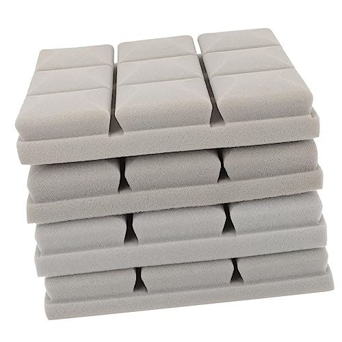 Hemoton 4 piezas paneles acústicos de espuma de alta densidad para estudios de grabación, teatros en casa y oficinas - aislamiento acústico ignífugo para absorción de sonido y reducción de eco miniatura 1