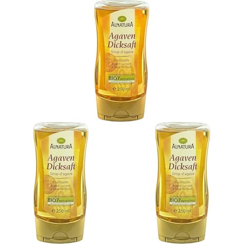 Alnatura Bio Agavendicksaft, 250 ml (Packung mit 3)