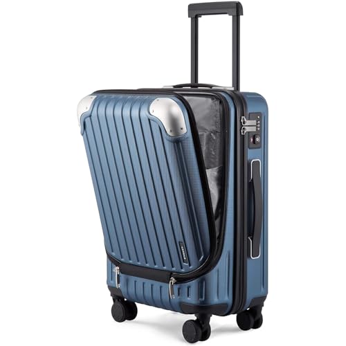 LEVEL8 Grace Carry On Luggage, 20 Inch Hardside Suitcase,