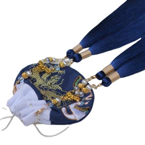 Bolsa vacía bordada estilo antiguo Hanfu miniatura 1