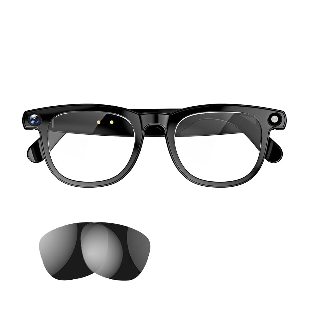 Padmate Viewmate AI Smart Glasses with Camera 1080P HD Recording Voice Control Bluetooth Translation Glasses with 164 Languages