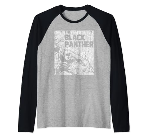 Raglan Black Panther Marvel t-shirt style baseball pour vos sorties décontractées en ville