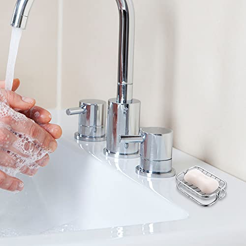 Patelai PATELAI-BAR SOAP-68 Soap Dish Stainless Steel Shower Soap Holder Rust Proof Metal Soap Holder Self Draining Soap Sponge Holder Shelf Tray For Shower Bathroom Kitchen Sink thumb #3
