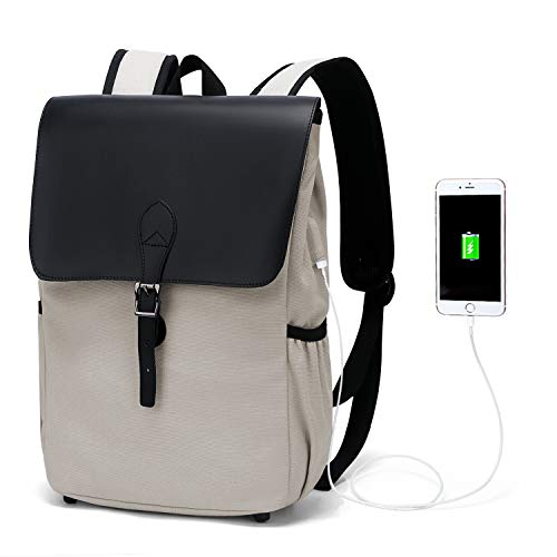 WindTook Mochilas Casual Mujer Portatil de 14 Pulgadas Canvas Escolar Unisex de Lona