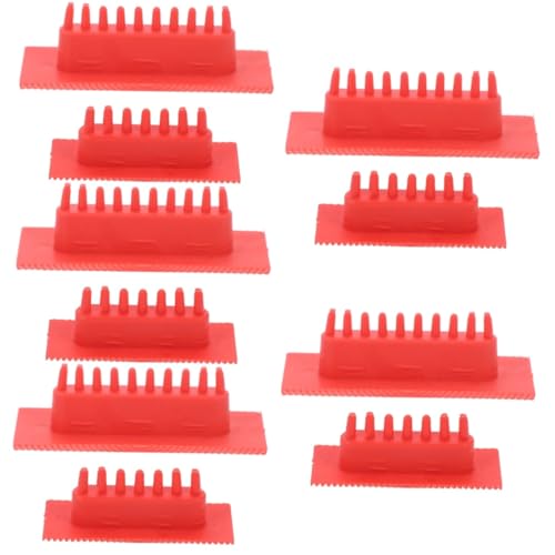 FIXOSHEE 10pcs Wood Grain Painting Tool Replaceable Texture Rollers for Wall Art Decoration for Creating Natural Wood Patterns and Effects
