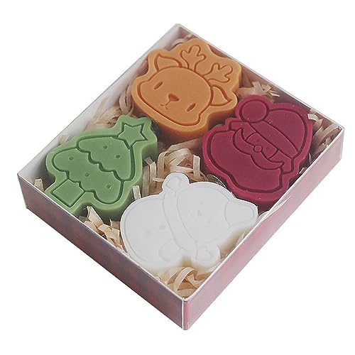 GOLOVENLD Creative Christmas Snowman Gingerbreads Man Desktop Set Home Decorations Birthday