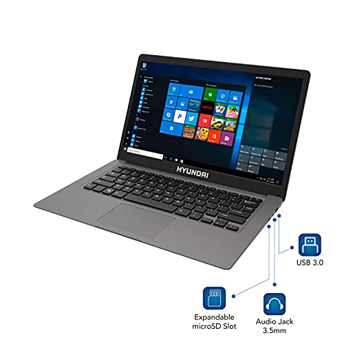 New-Hyundai-14-Inch-Laptop-High-Performance-Business-and-Student-Laptop-4GB-RAM-128GB-SSD-Storage-Intel-N4020-Windows-10-Pro-Expandable-Storage-WiFi-Bluetooth-Grey