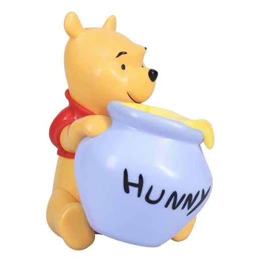 Paladone Winnie The Pooh Hunny Light - Officially Licensed Portable Night Light 16.5cm (6.4"), Disney Lamp for Nursery or Kids Bedroom