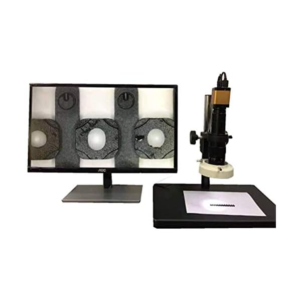 Jszzz Mikroskop, HDMI HD-Kamera Digital-Mikroskop Wide Field Videomikroskop Einrohr Elektronisches Messmikroskop