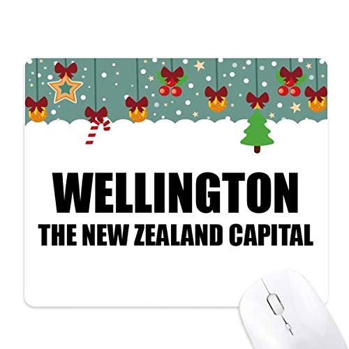 Tapis de souris de Noël Wellington tapis caoutchouc antidérapant