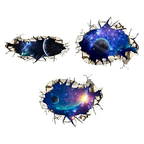 SUPERDANT 3D Galaxy Wall Sticker Set Cover