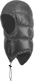 Winter Warm Ultralight Down Hood Waterproof Sleeping Bag Outdoor Camping Windproof Down Cap Hat with Storage Bag