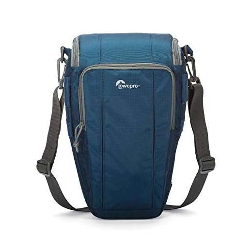 Lowepro Toploader Zoom 55 AW II Camera Case for DSLR and Lens, Blue