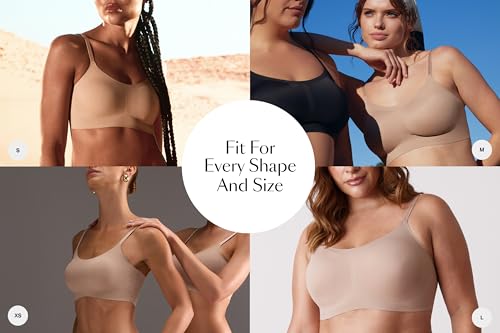 Image of EBY Seamless Support Bralette with Adjustable Straps, Bralettes for Women, Wireless Bra for Women