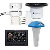 Ambient Weather WS-5000 Pool Bundle - Ultrasonic Smart Weather Station for The Pool w/WiFi Remote Monitoring and Alerts