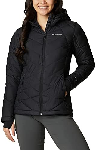 Columbia Women's Heavenly Hooded Jacket, Black, X-Large