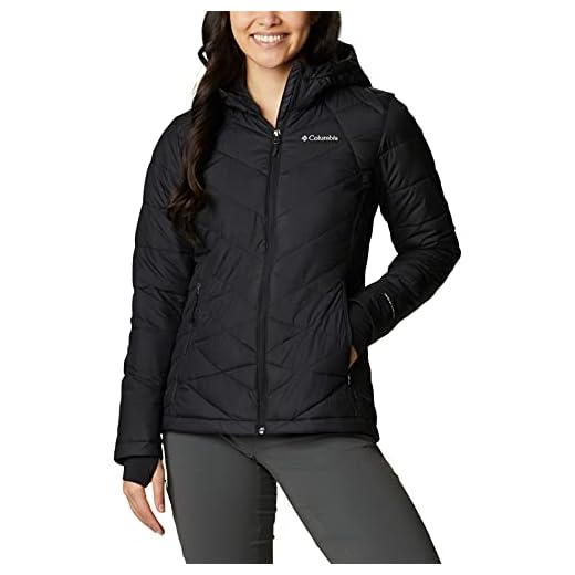 Columbia Women's Heavenly Hooded Jacket, Black, X-Large