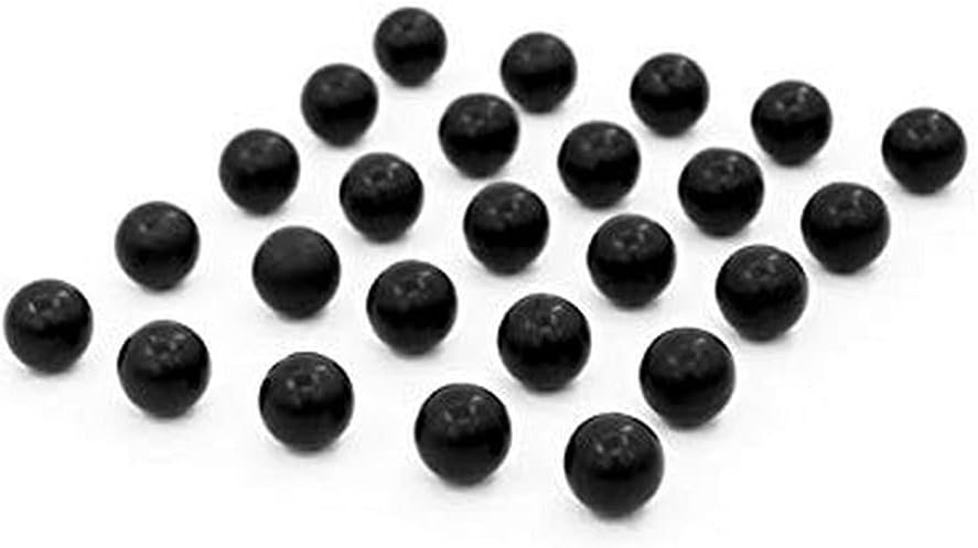 Valken Defender Rubber Balls 43 Caliber, Black