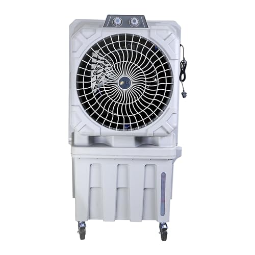 Image of Cine Gold Hummer 150 LTR Heavy Duty Desert Air Cooler For Home /Office With Honeycomb Cooling & Auto Swing Technology, Powerful Air Throw & 3-Speed Control Light Grey