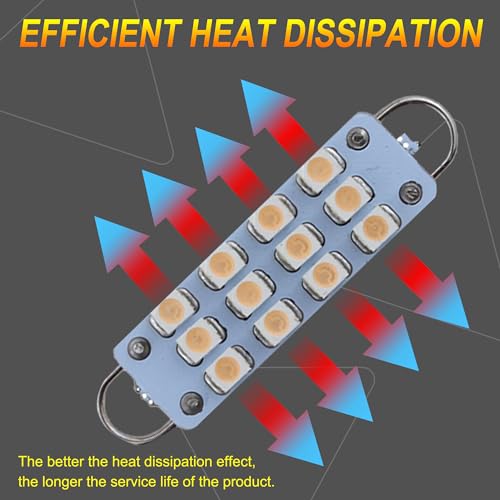 Lámparas LED Festoon Rígidas 44mm Rosa 4 unidades miniatura 5