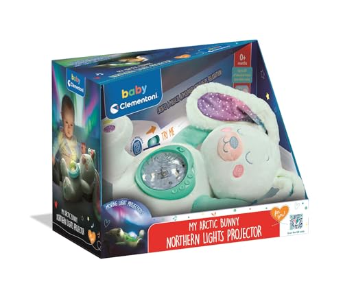 Conejo de peluche para ayudar a dormir a bebés con melodías Clementoni 2
