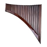 Pan Flute Instrument 22 Tubes C Clé Marron Flûte De Pan Flûte De Pan Instrument De Musi...