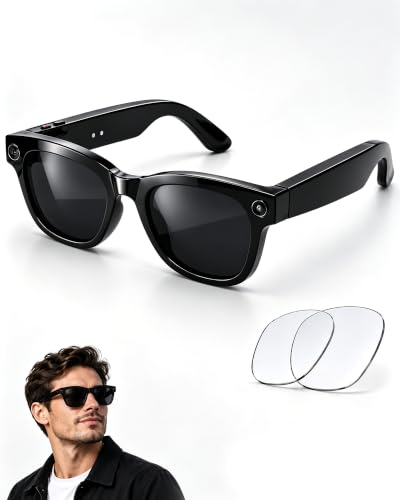 Blue Light Blocking - Coucur AI Smart Glasses with Camera