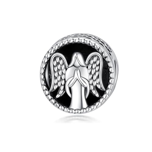 Colgante de ángel de la guarda antialérgico de plata 925 sin piedras