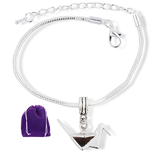 Pulsera de pájaros de origami ideal para lucir en cenas y eventos de verano
