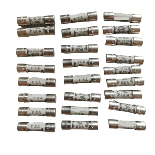 Fusible rapide 5x20mm 5A céramique H250V tube de rechange BK GDA F5A électronique