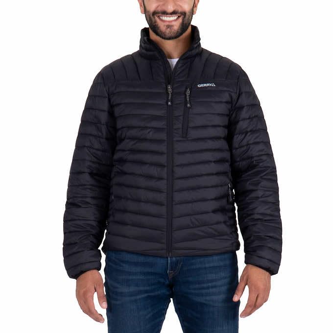 Gerry Men Lightweight PufferJacket (Black, M)