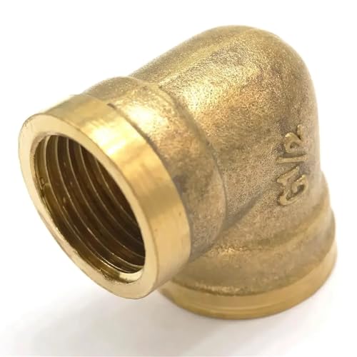 Codo H-H 3/4 BSPP de latón redondo para conexiones de tubería a 90 grados 6