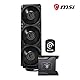 MSI MEG CORELIQUID S360 AIO CPU-Wasserkühlung, 2.4 Zoll IPS Display, 7th Gen Asetek Pumpe, VRM Lüfter, 3x Silent Gale P12 , verdampfungssichere Schläuche, MSI Center, AMD & Intel Kompatibel