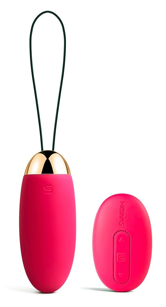 svakom elva remote control vibrating bullet Buy Elva 26-function Remote Control Rechargeable Bullet Vibrator Plum Red