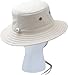 Sloggers Classic Cotton Hat with Wind Lanyard, Stone, UPF 50+ Maximum Sun Protection, Style 4471ST,Adjustable Small to Medium
