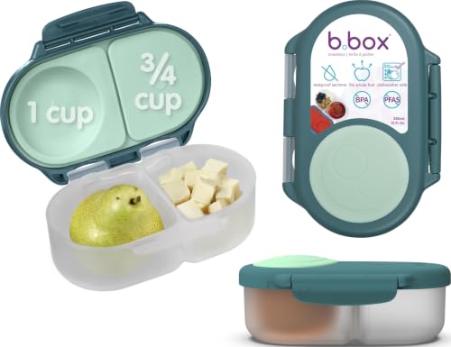Image of b.box Snack Box, Snack Containers for Kids, Kids Lunch Box, Toddler Snacks