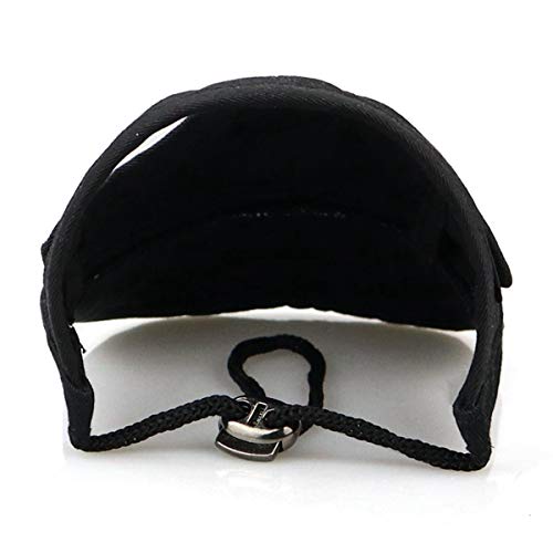 Outdoor Pet Baseball Cap,Canvas Casual Dog Visor Cap Sun Protection Hats with Ear Holes for Puppy Dog Hats Costume… - Image 4