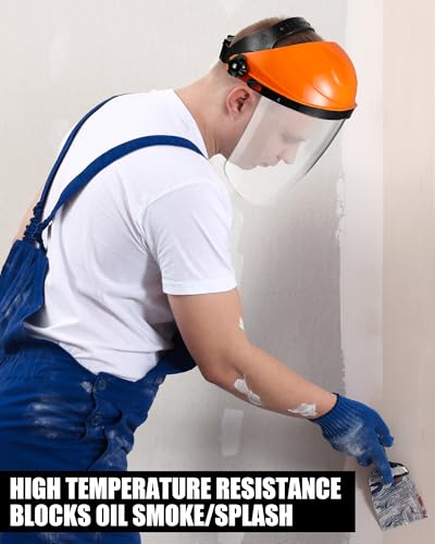 Image of Tellegloww 4 Pack Safety Face Shield for Grinding and Cutting