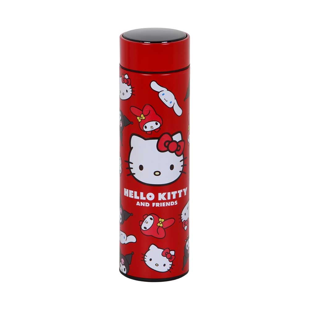 Karactermania Unisex Kids Rouge Children's Stainless Steel Water Bottle Hello Kitty And Friends