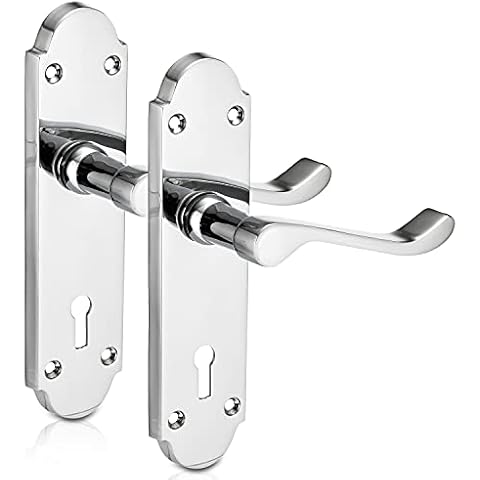 XFORT Richmond Chrome Door Handle Set Cover