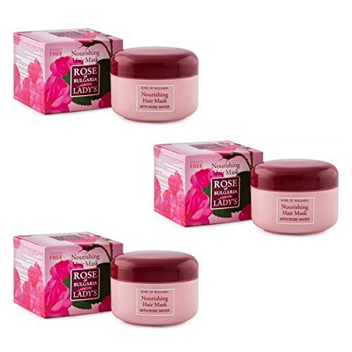 BioFresh Rose of Bulgaria Pflegende Haarmaske mit Rosenwasser 3 x 330 ml