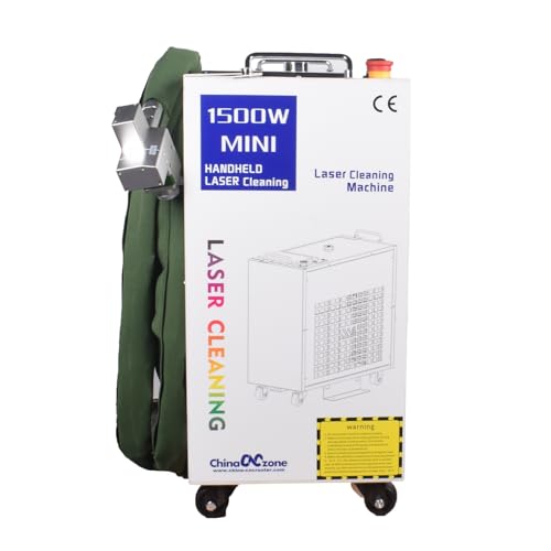 US STOCK Laser Cleaning Machine 1500W/2000W Single Pendulum Rust Removal Cleaning Oil Paint for Metal Cleaning Width 300MM Rust Removing Machine Laser Cleaner Machine 220V (1500W)