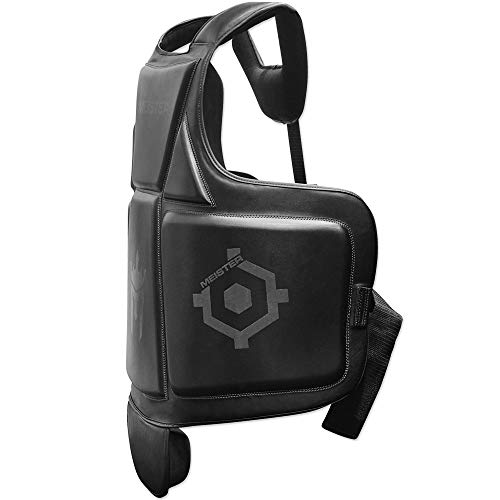 Meister Body Armor - Mma & Boxing Chest Guard W/Groin Protector - Black - Adult Large #TOP4
