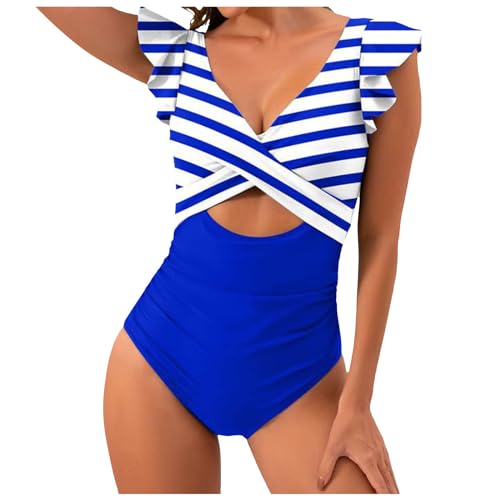 Maillots de bain pour femmes CLSDRZC coupe ajustée élastique et confortable