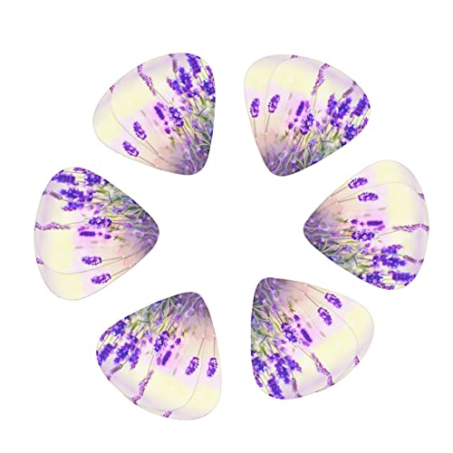 Ensemble de 12 médiators de guitare fleur de lavande pour guitare acoustique, guitare électrique, contrebasse, ukulélé - Les Beatles, Paul McCartney, John Lennon, RIngo Starr, George Harrison Ensemble de 12 médiators de guitare fleur de lavande pour guitare acoustique, guitare électrique, contrebasse, ukulélé – Image 3