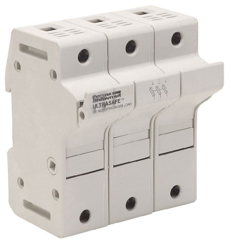 Fuse Block, Industrial, 60A, 3 Pole