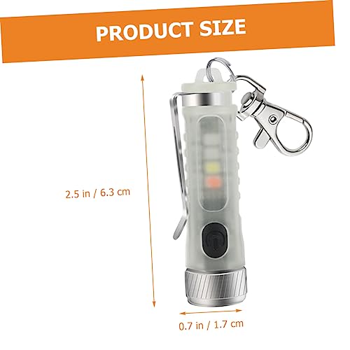 Mini led rechargeable avec porte-clés éclairage ajustable 2pcs - 4