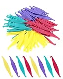 HUVZOR 100PCS Elastische Einweg-Zahnspangen Gummibänder, Farbe & Stärke wählbar