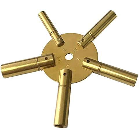 3-11 BRASS CLOCK KEY : Spider Winged Keys New Tool (60) Cover